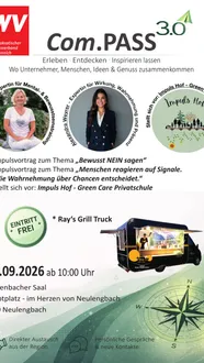 Plakat: Com.PASS Unternehmer Messe