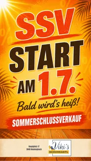 Plakat: Sommerschlussverkauf